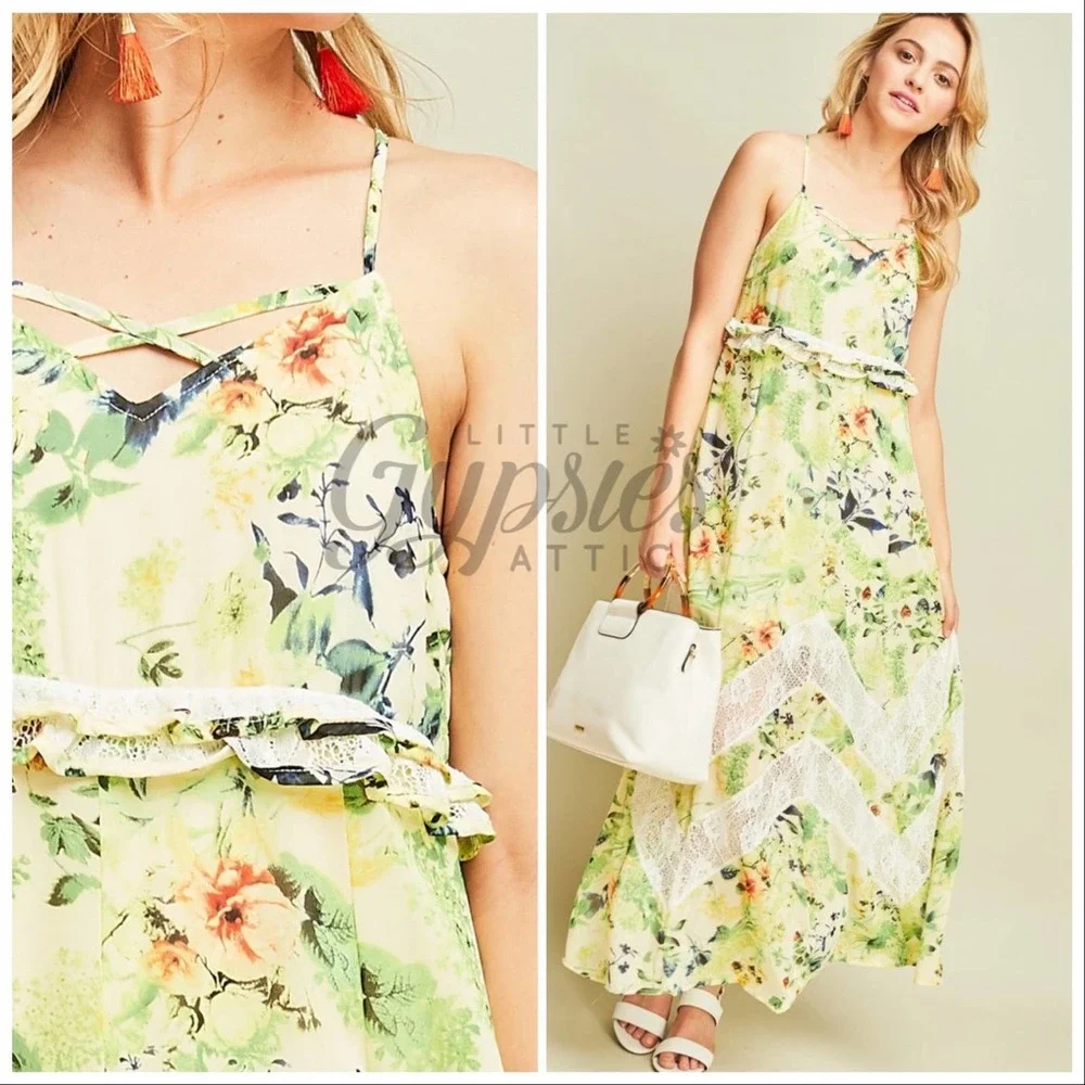 Entro Tropical Resort Maxi Dress - Picture 10 of 10
